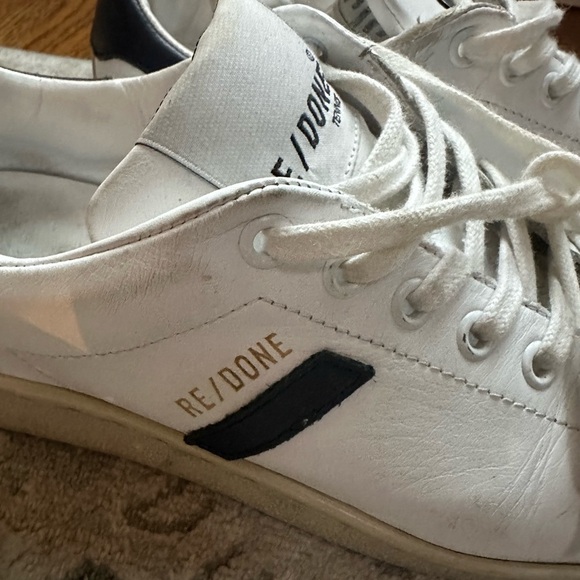 RE/DONE 70s Tennis leather sneakers size 37 - Picture 2 of 8